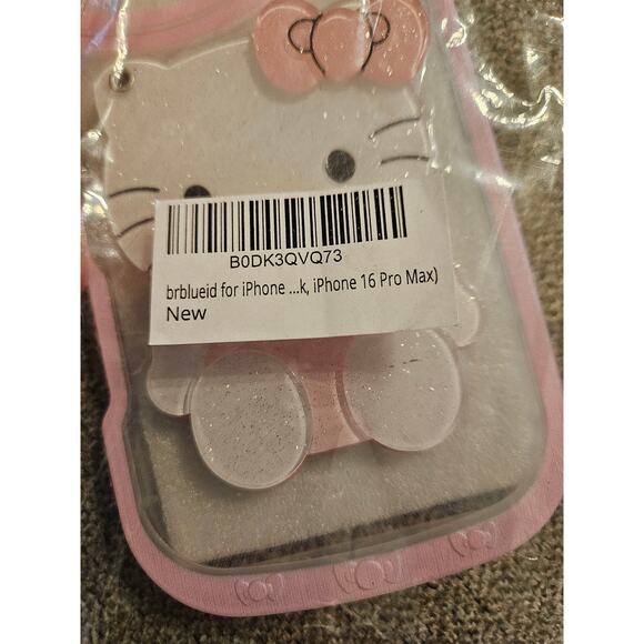 iPhone 16 Pro Max Kawaii Cartoon Cute Pink Phone Case with Mirror - Picture 6 of 6